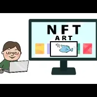 園児の絵をNFTに