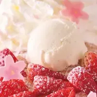 春限定いちごパンケーキ