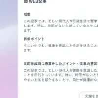 AIで簡単コンテンツ