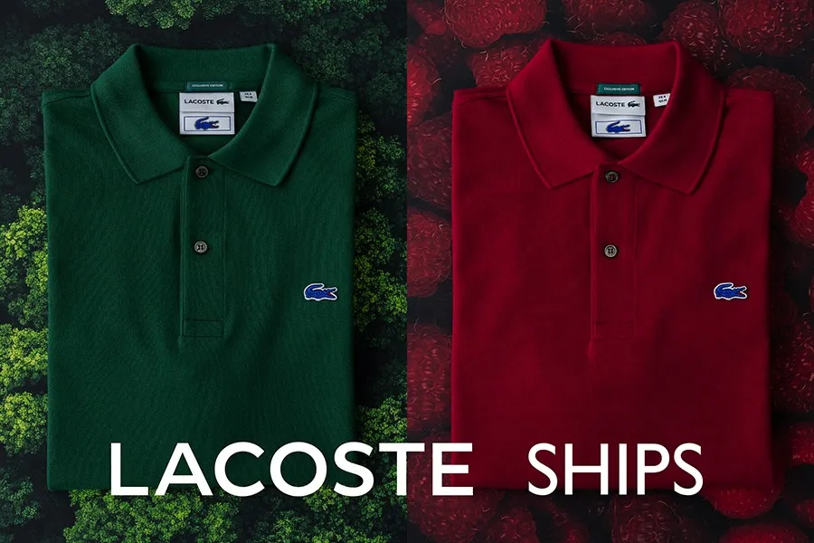 LACOSTE × SHIPS」新色追加の別注ポロシャツが登場！ - サード