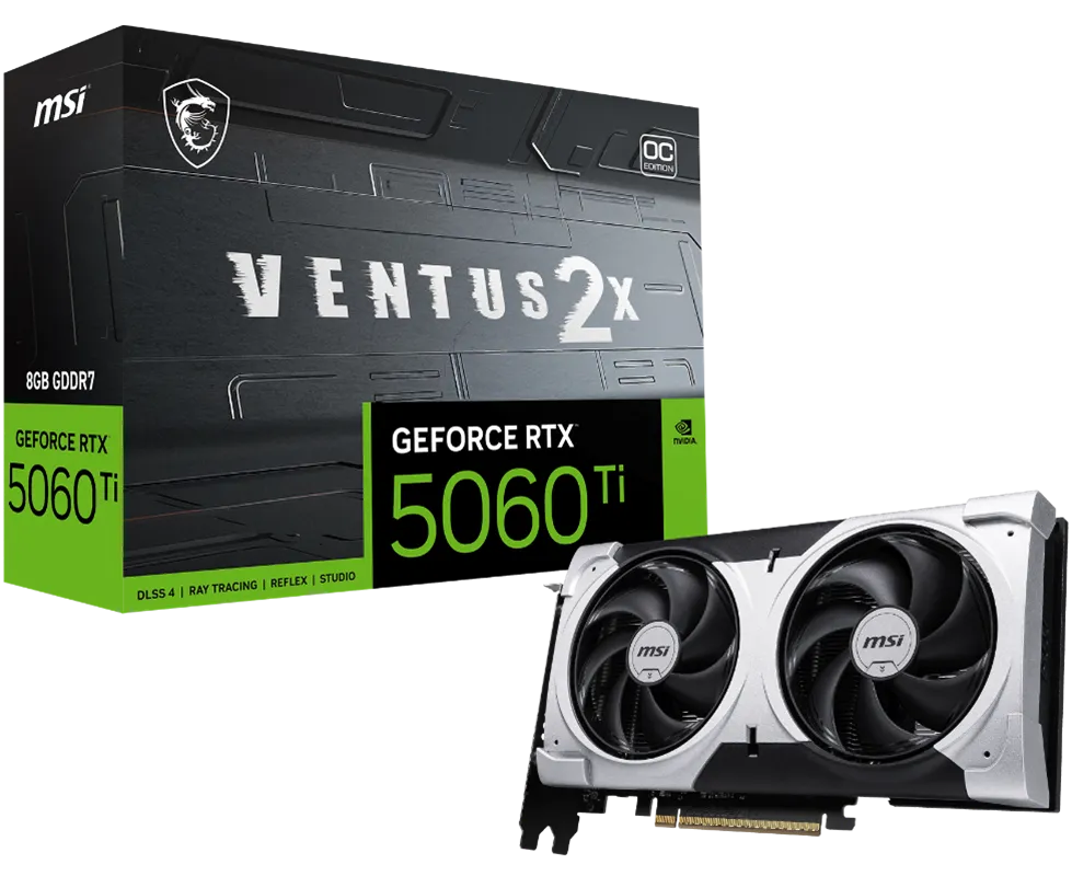 MSIが新世代グラフィックスカード「GeForce RTX™ 5060 Ti 8G」を