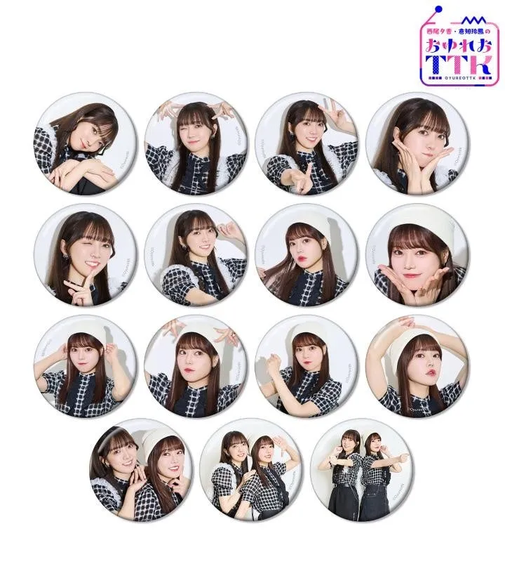 おゆれおTTK」新トレーディング缶バッジやアクリルパネル発売