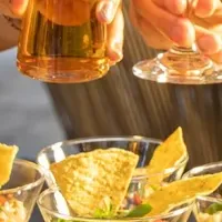 ビアテラスでメキシカン