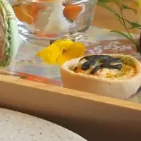 涼しげな夏のアフタヌーンティー