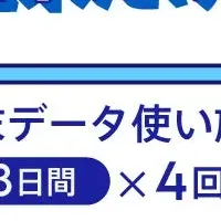 週末データ使い放題
