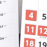 視認性高いカレンダー