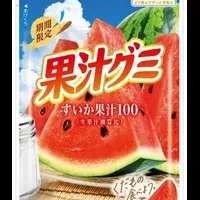 果汁グミすいか登場