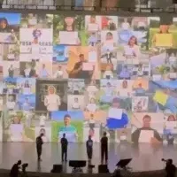 紙飛行機でつなぐ