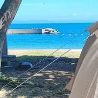 砂浜グランピング
