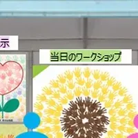 万博で手形アート体験