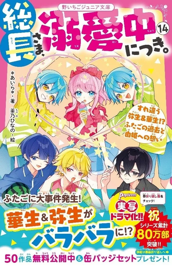 女子小中学生向け新刊『野いちごジュニア文庫』が全国書店に登場