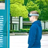 ARグラスで街歩く