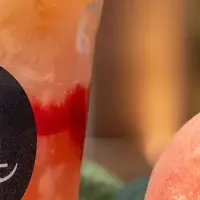 夏限定飲む桃パルフェ