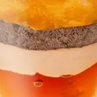 秋の味覚のチョコパフェ
