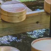 清めの水と新墓