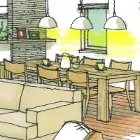 手描きパース講座