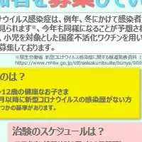 小児向けコロナ治験