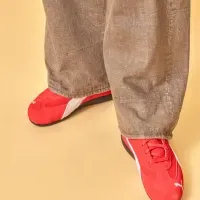 極太パンツとシューズ