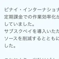 サブスクペイ導入の効果