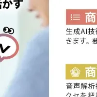 商談を支援するAIアプリ