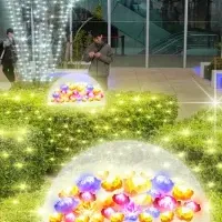 あべのハルカスのイルミ