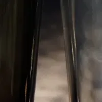 黒いパイントグラス