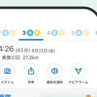 混雑情報サービス開始