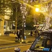 冬のイルミタクシー