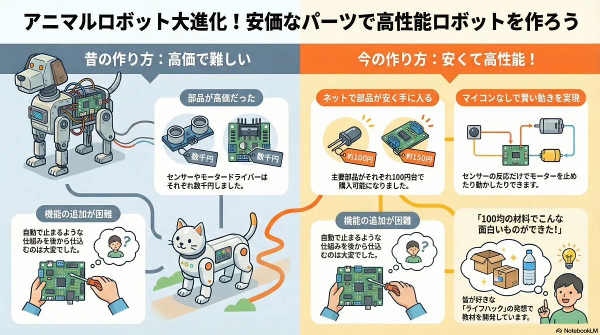 100円パーツを活用した自律停止ロボ教材「アニモーションロボ」開発！ - サードニュース