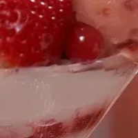 あまおうのパフェ