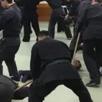 留学生と忍術体験