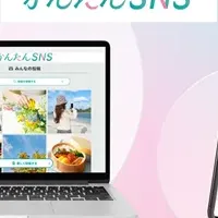 かんたんSNS登場