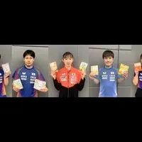 卓球日本代表を応援