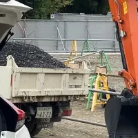 電動ショベル充電実証