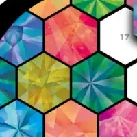 ステンドグラスシールパズル3