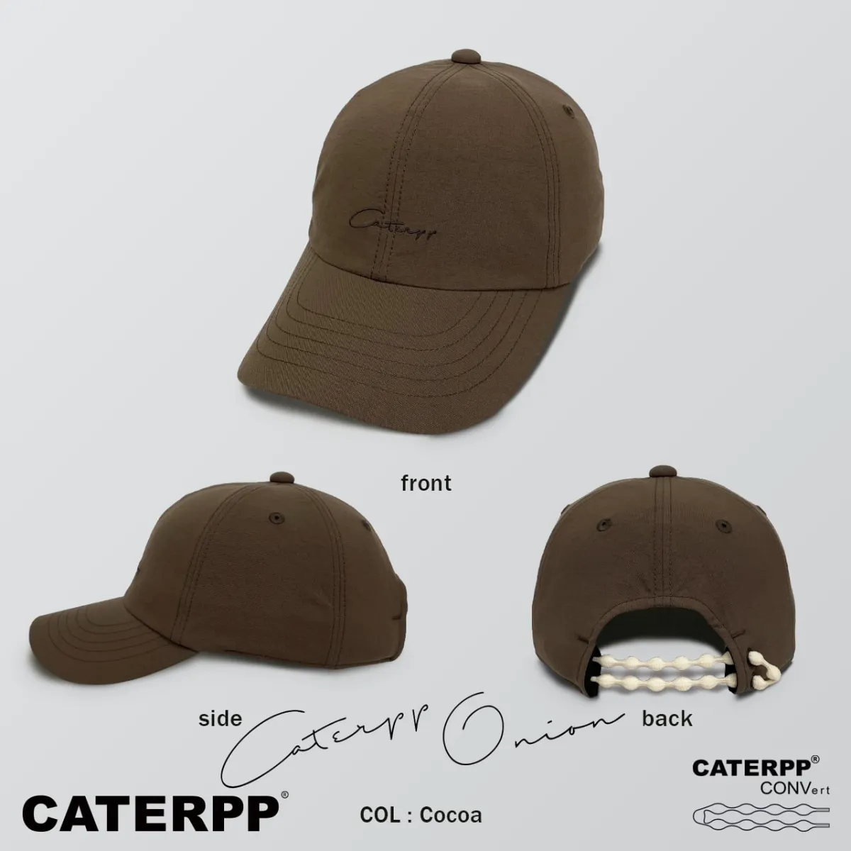 環境に優しい！CATERPP ONION CAP 新色COCOAの魅力と機能性 - サード