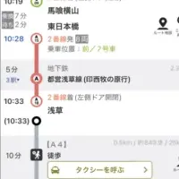 徒歩速度を反映