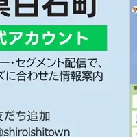 白石町のLINE活用