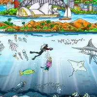 ファジーノの立体アート