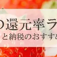 人気のいちご還元率