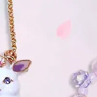 春の桜と白うさぎ