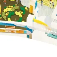 地球テーマの遊び場