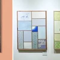 渋谷で着物アート展